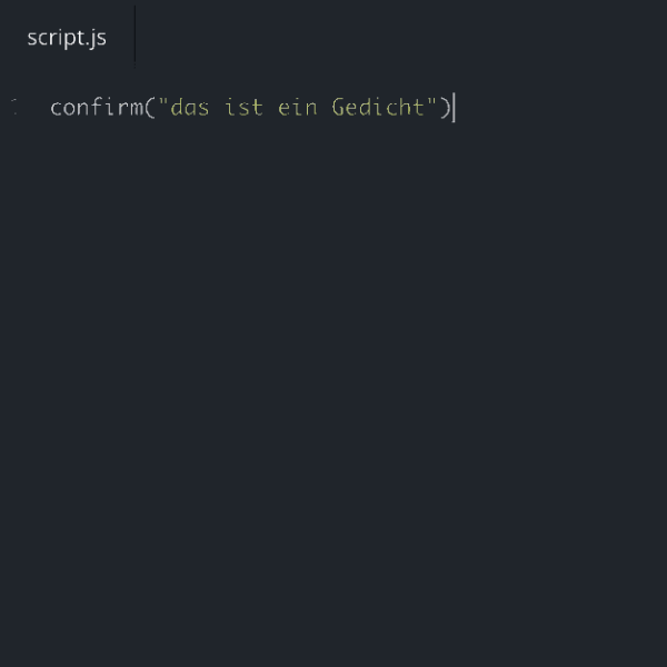confirm Code is Poetry