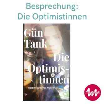 Das Cover von dem Roman "Die Optimistinnen". Zwei Frauen auf einem alten Foto.