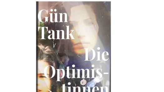 Das Cover von dem Roman "Die Optimistinnen". Zwei Frauen auf einem alten Foto.