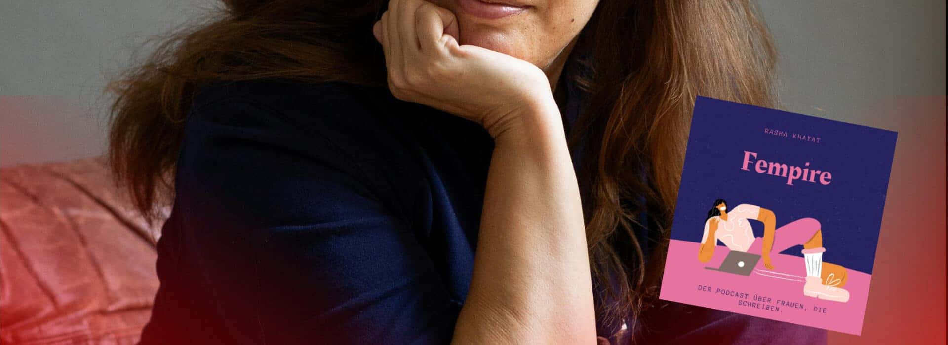 Red Modern Formal Facebook Profile Picture 1 Lesen, Casten, Reden mit Rasha Khayat